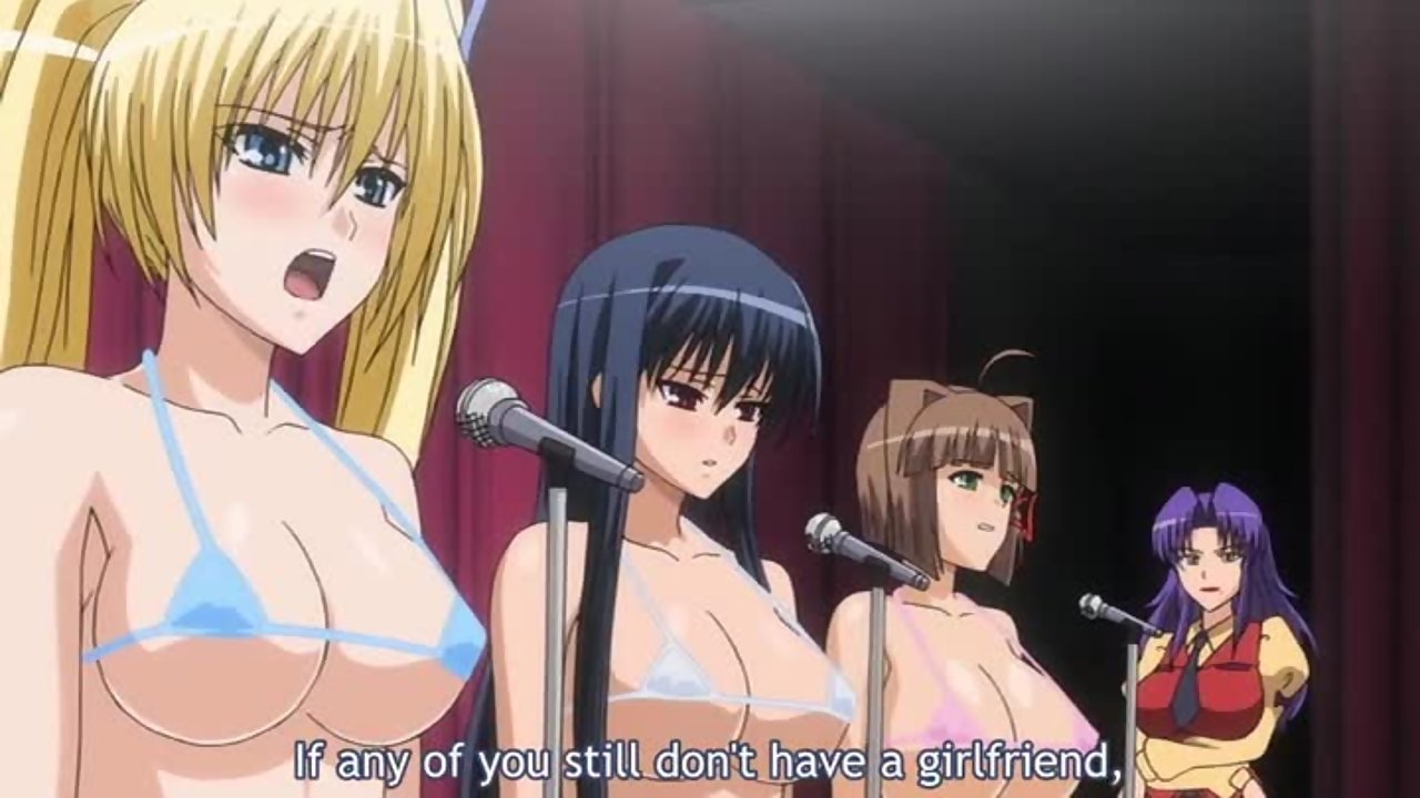 Anime girl undressing