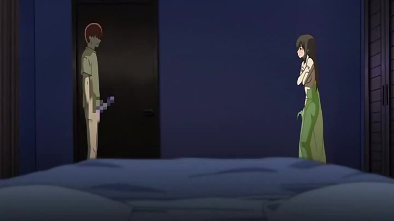 Dirty son makes his anime stepmom to give him a blowjob in retaliation