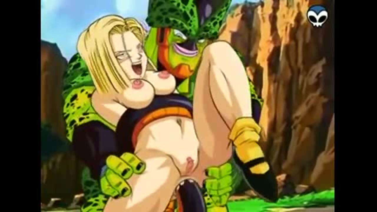 Dragon ball – Android 18 and Cell have rough anal sex