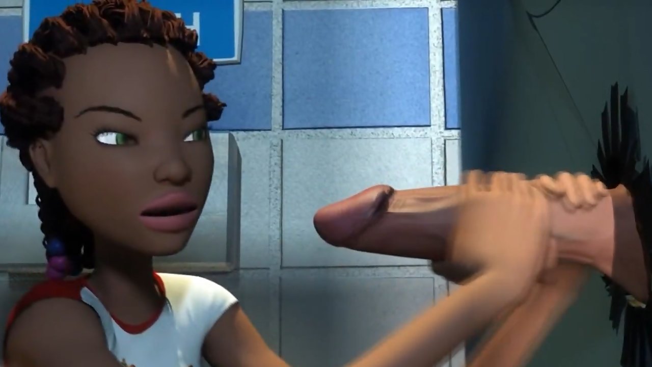 Glory Hole in School Bathroom by ebony cheerleader – 3D Uncensored Animation