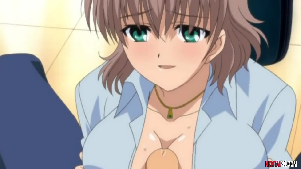 Anime Tit Job - Huge titty anime teacher gives a boobjob to student gets facial - Anime Porn  Cartoon, Hentai & 3D Sex