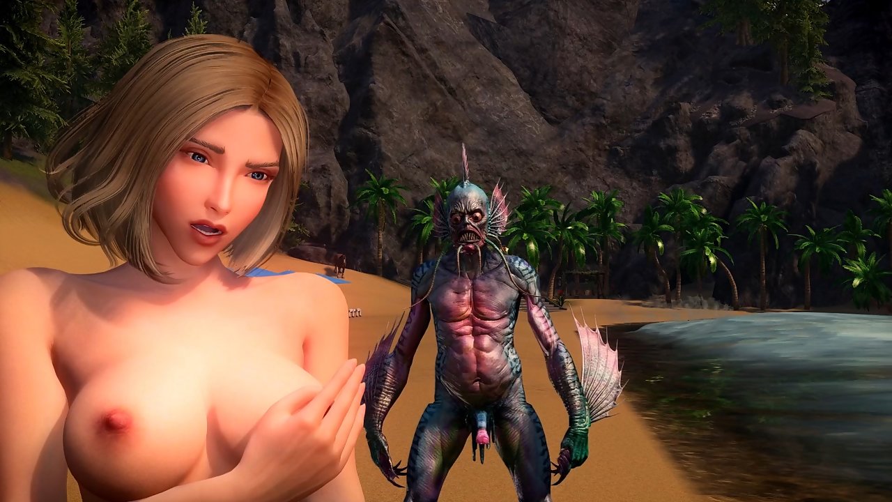 Attack 3d Porn Fuck - It came from the Sea - Deep Ones attack hot blonde in 3d monster porn  threesome - Anime Porn Cartoon, Hentai & 3D Sex