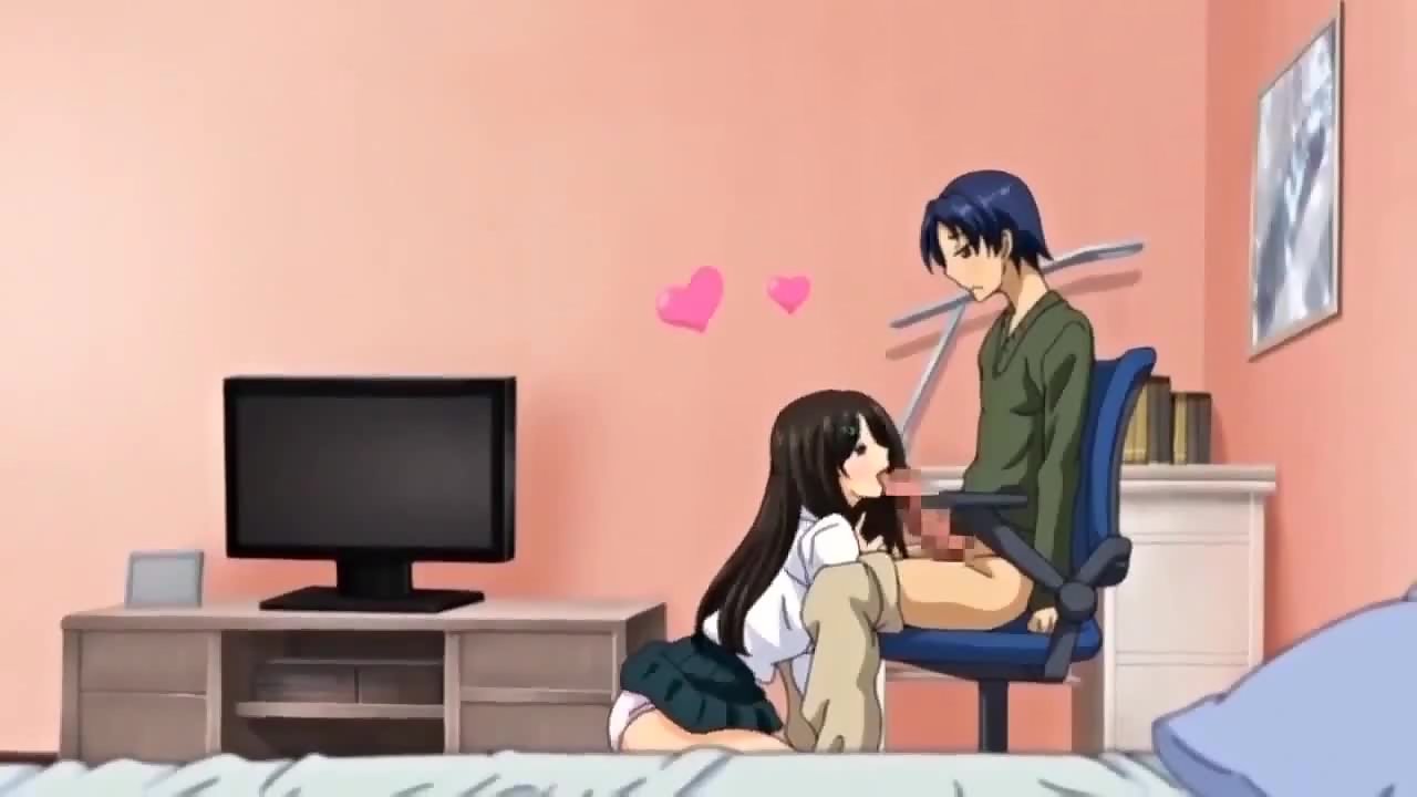 Sister Blowjob Hentai - Older sister gives her brother a hentai deepthroat blowjob while parents  away - Anime Porn Cartoon, Hentai & 3D Sex