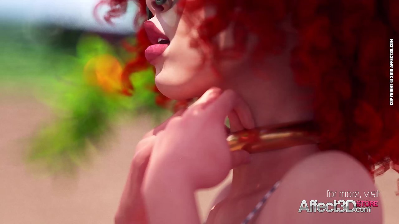 Orange Garden – 3D Futanari Animation with redhead getting ass fucked