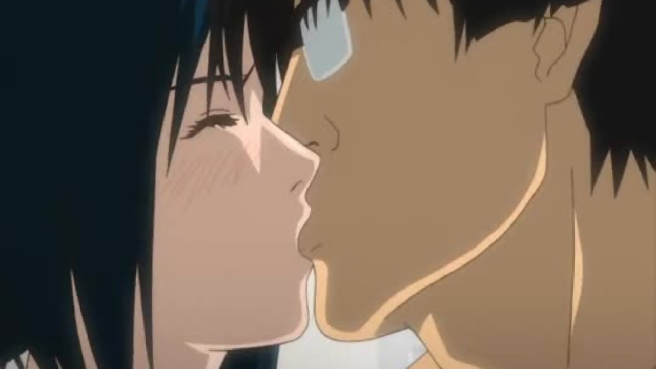 Kissing Anime Porn - Passionate kissing leads these two anime strangers in to having sex with  each other - Anime Porn Cartoon, Hentai & 3D Sex