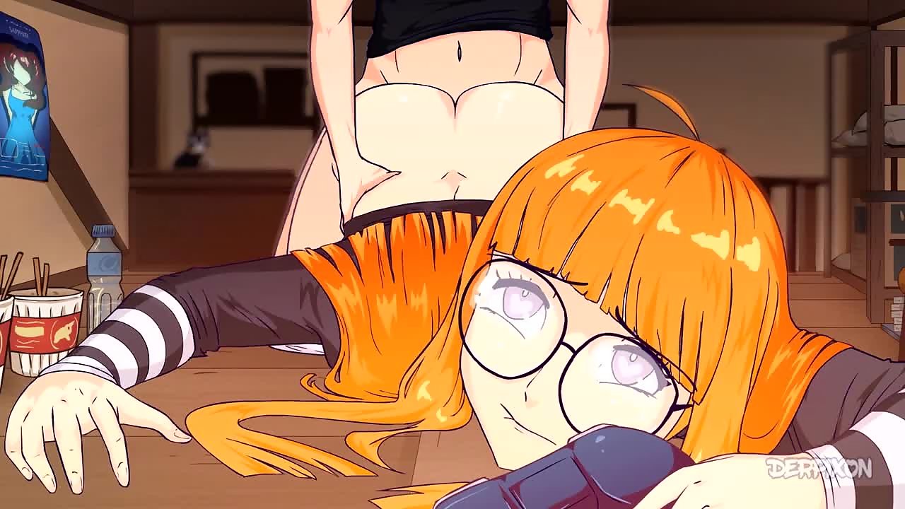 Persona 5 HeartSwitch – Nerdy gamer girl banged hard while playing VR game – cartoon porn