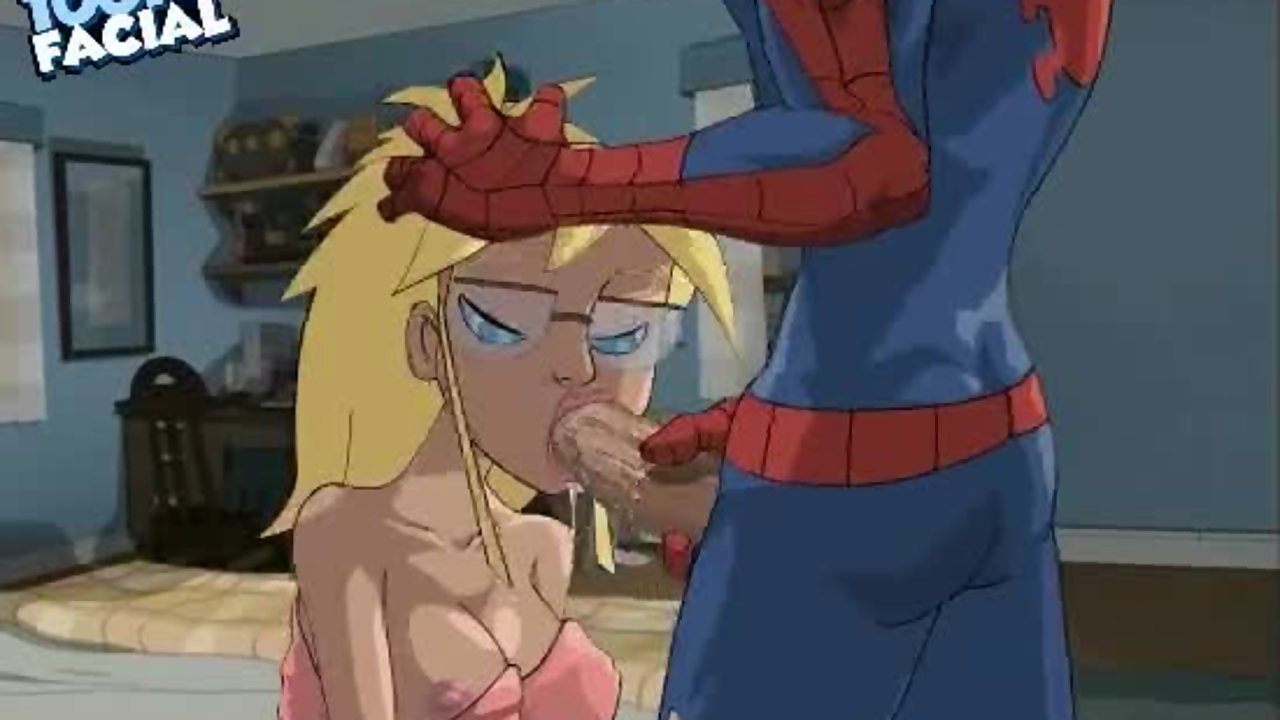 Spiderman comes in the window and in Gwen Stacy’s pussy