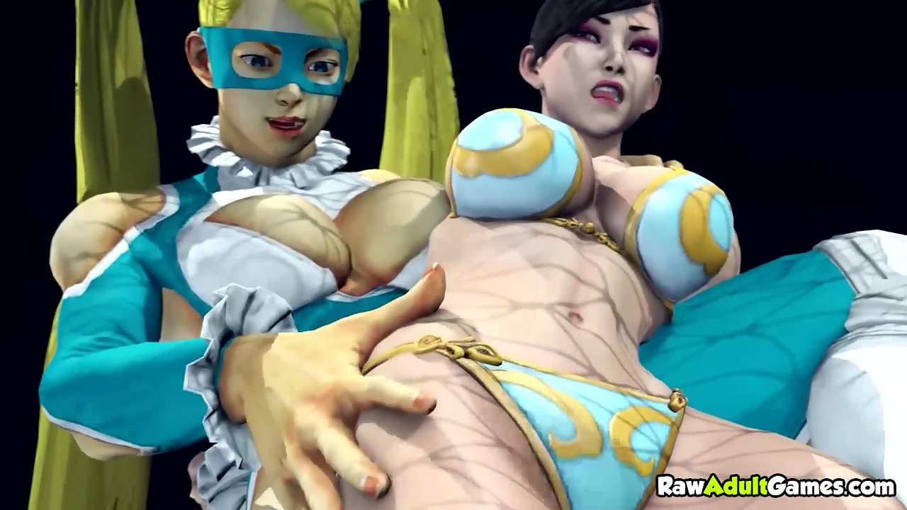 Street Fighter girl beats fighter and then forces her to lick pussy picture picture