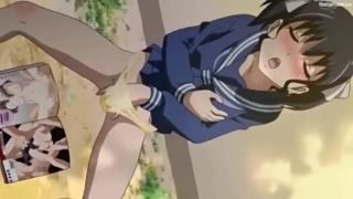 She’s a Perverted Girlfriend 1 – Petite hentai schoolgirl masturbates at the park every day